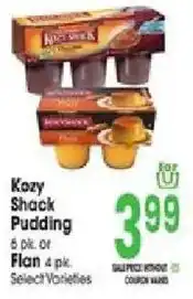 Jewel-Osco Kozy Shack Pudding offer