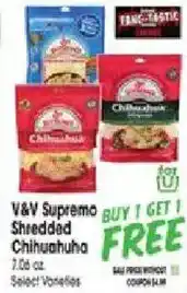 Jewel-Osco V&V Supremo Shredded Chihuahua offer