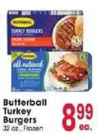 Jewel-Osco Butterball Turkey Burgers offer