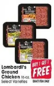 Jewel-Osco Lombardi's Ground Chicken offer