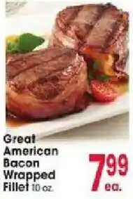 Jewel-Osco Great American Bacon Wrapped Fillet offer
