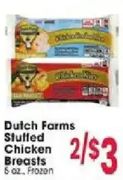 Jewel-Osco Dutch Farms Stuffed Chicken Breasts offer