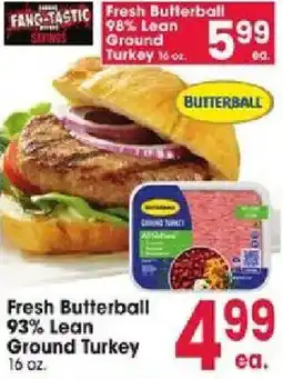 Jewel-Osco Fresh Butterball Ground Turkey offer