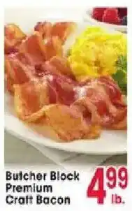Jewel-Osco Butcher Block Premium Craft Bacon offer