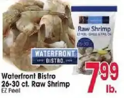 Jewel-Osco Waterfront Bistro raw shrimp offer