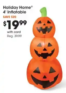 King Soopers Holiday Home 4' Inflatable offer