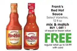 Dillons Frank's Red Hot Sauce offer