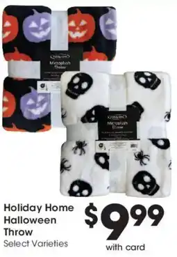 Dillons Holiday Home Halloween Throw offer