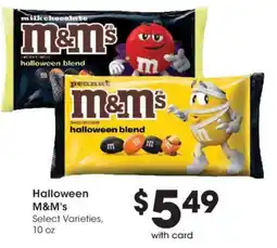 Dillons Halloween M&M's offer