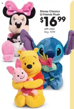 King Soopers Disney Classics Lil Friends Plush offer