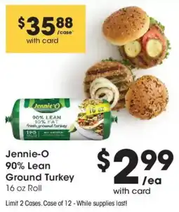 Smith's Jennie-O Ground Turkey offer