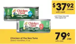 Smith's Chicken of the Sea Tuna offer