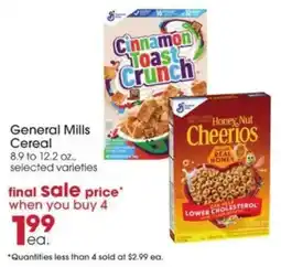 Giant Eagle General Mills Cereal offer