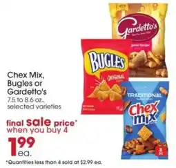 Giant Eagle Chex Mix, Bugles or Gardetto's offer