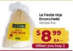 Cardenas La Fiesta Hoja Enconchada Corn Husk offer