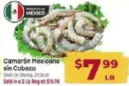 Cardenas Camaron Mexicano sin Cabeza offer
