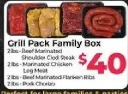 Cardenas Grill Pack Family Box offer