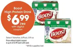 Dillons Boost High Protein Drink offer