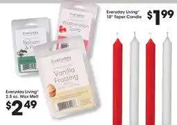 King Soopers Everyday Living 10" Taper Candle offer