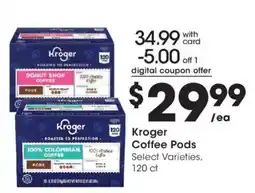 Dillons Kroger coffee pods offer