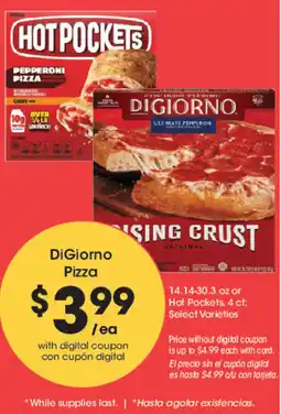 Smith's DiGiorno Pizza offer