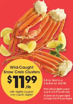 Smith's Wild-caught snow crab clusters offer