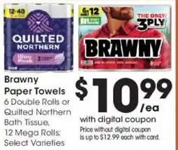 Dillons Brawny Paper Towels offer