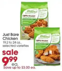 Giant Eagle Just Bare Chicken offer