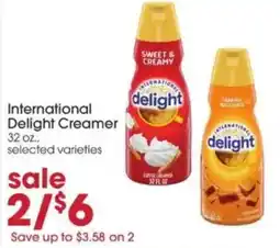 Giant Eagle International Delight Creamer offer