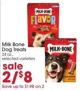 Giant Eagle Milk Bone Dog Treats offer