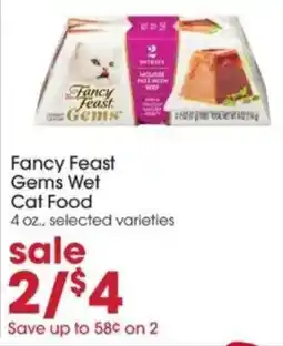 Giant Eagle Fancy Feast Gems Wet Cat Food offer