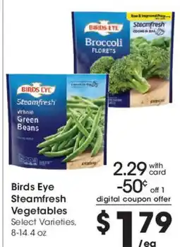 Smith's Birds Eye Steamfresh Vegetables offer