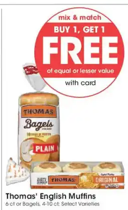 Smith's Thomas' English Muffins offer