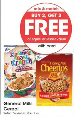 Smith's General Mills Cereal offer