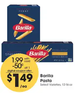 Smith's Barilla Pasta offer