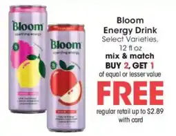 Dillons Bloom Energy Drink offer