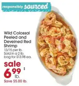 Giant Eagle Wild Colossal Peeled and Deveined Red Shrimp offer