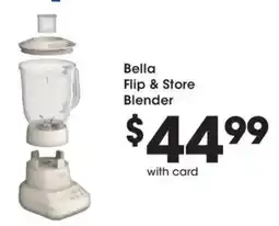 Smith's Bella flip & store blender offer