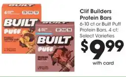 Smith's Clif Builders Protein Bars offer