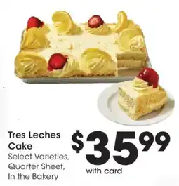 Smith's Tres Leches Cake offer