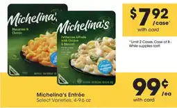 Smith's Michelina's Entrée offer