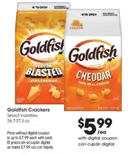 Smith's Goldfish Crackers offer
