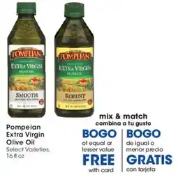 Smith's Pompeian Extra Virgin Olive Oil offer