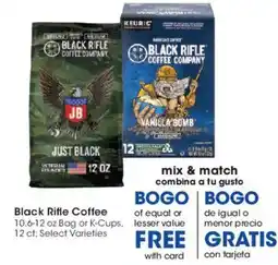 Smith's Black Rifle Coffee offer