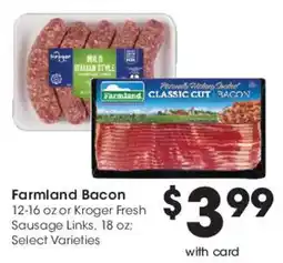 Smith's Farmland Bacon offer