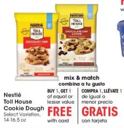 Smith's Nestle Toll House Cookie Dough offer