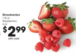 Smith's Strawberries or Raspberries offer