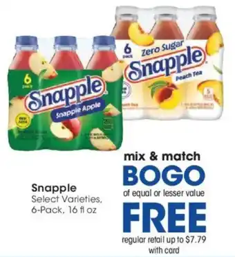 Snapple Select Varieties