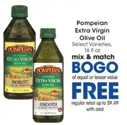 Dillons Pompeian extra virgin olive oil offer