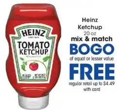 Dillons Heinz tomato ketchup offer
